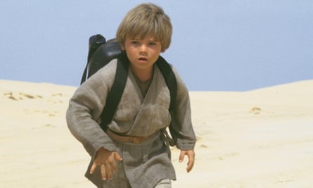 Beginning his journey towards evil as a whinging brat … Jake Lloyd as Anakin Skywalker in The Phantom Menace.