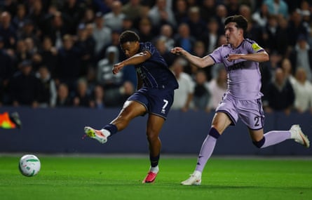 Millwall’s Tairyk Arconte shoots.