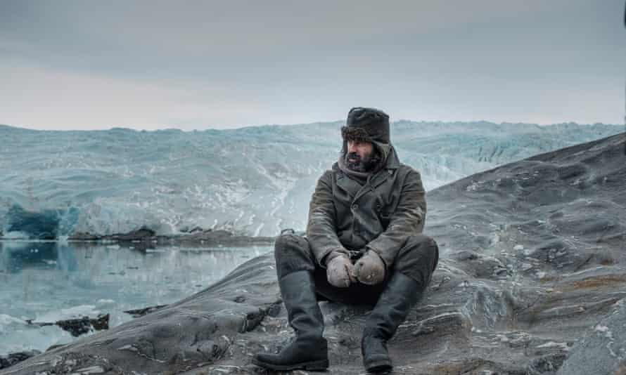 Colin Farrell as the brutish harpooner Henry Drax in The North Water.