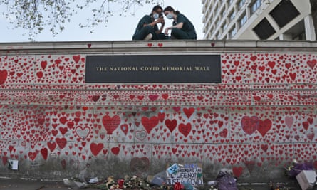 The memorial wall by the Thames in London.