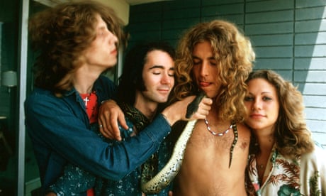 Infame... Robert Plant de Led Zeppelin en Los Ángeles en 1973.