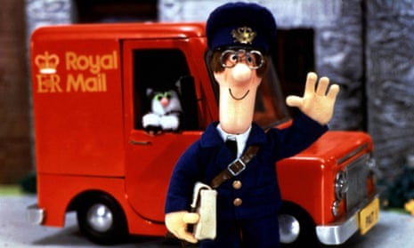 Postman Pat and his black and white cat Jess