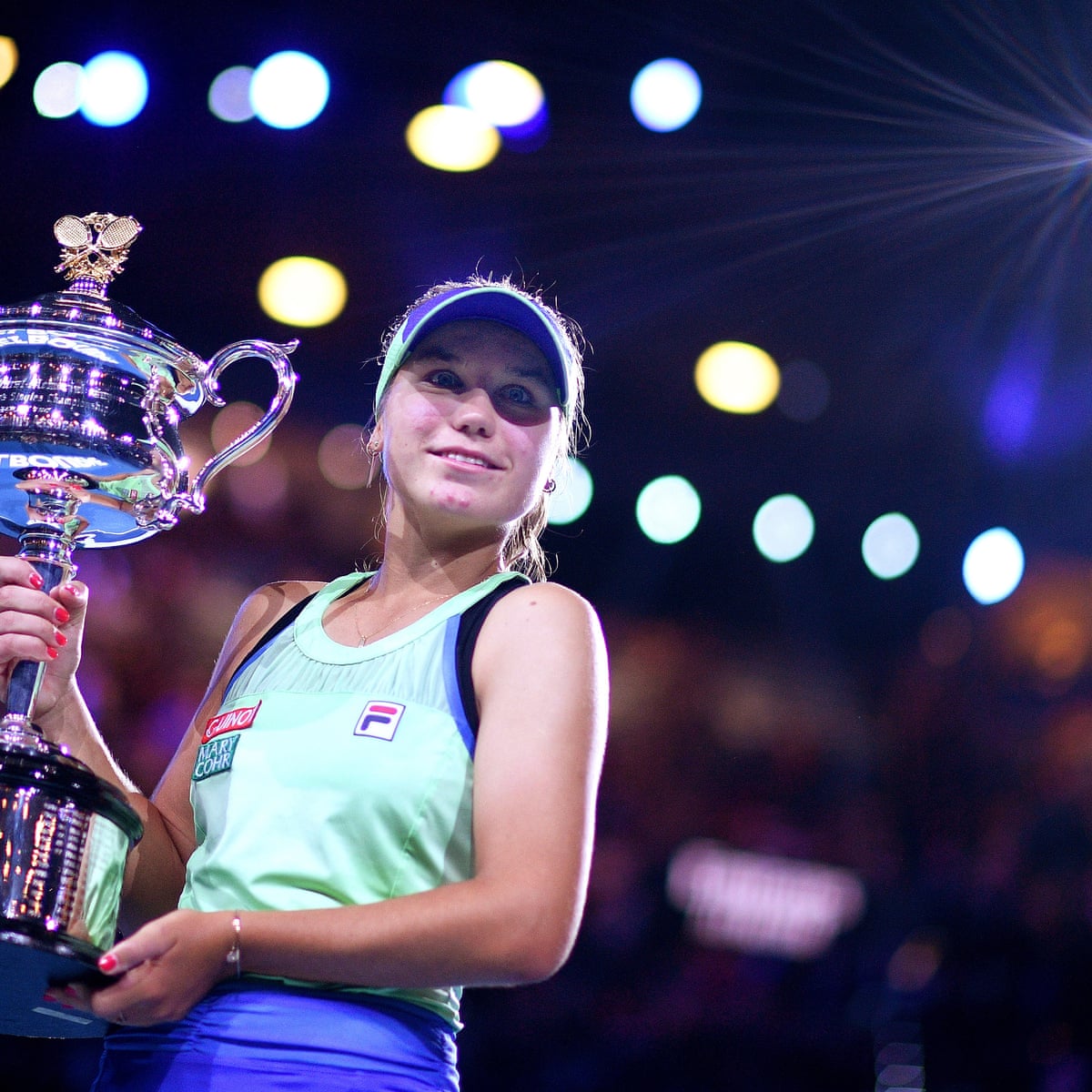 Sofia Kenin Battles Back To Beat Garbine Muguruza In Australian Open Final Australian Open 2020 The Guardian