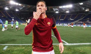 Roma’s Francesco Totti, who turns 40 in September.