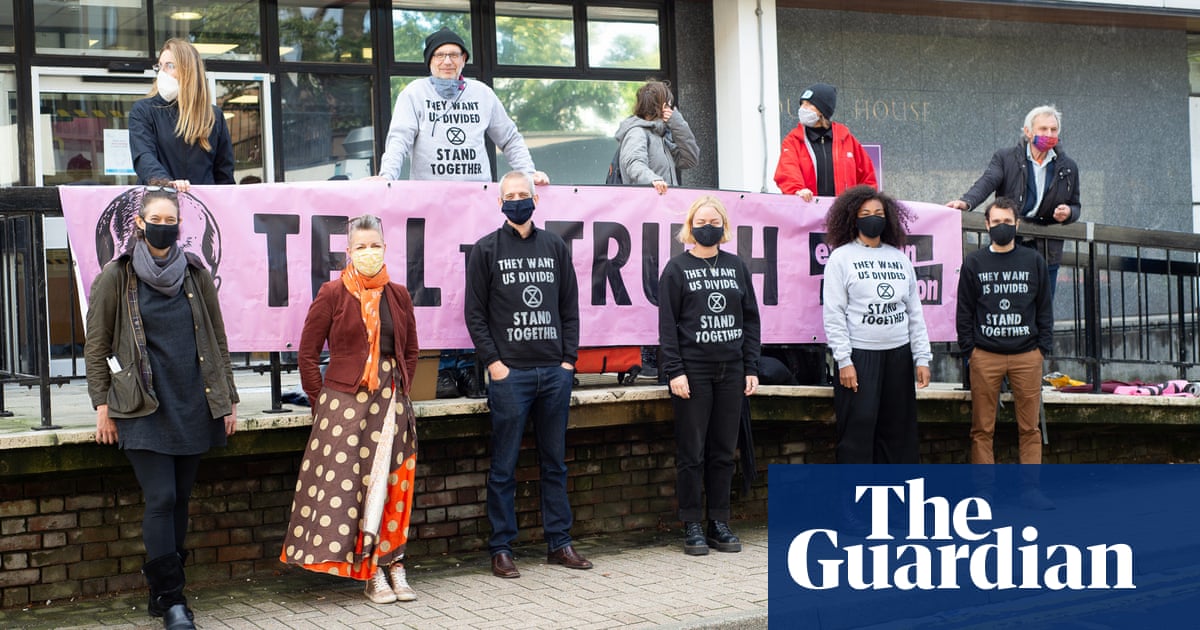 Six Extinction Rebellion protesters found guilty of blocking news printers