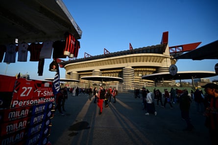 General view outside San Siro