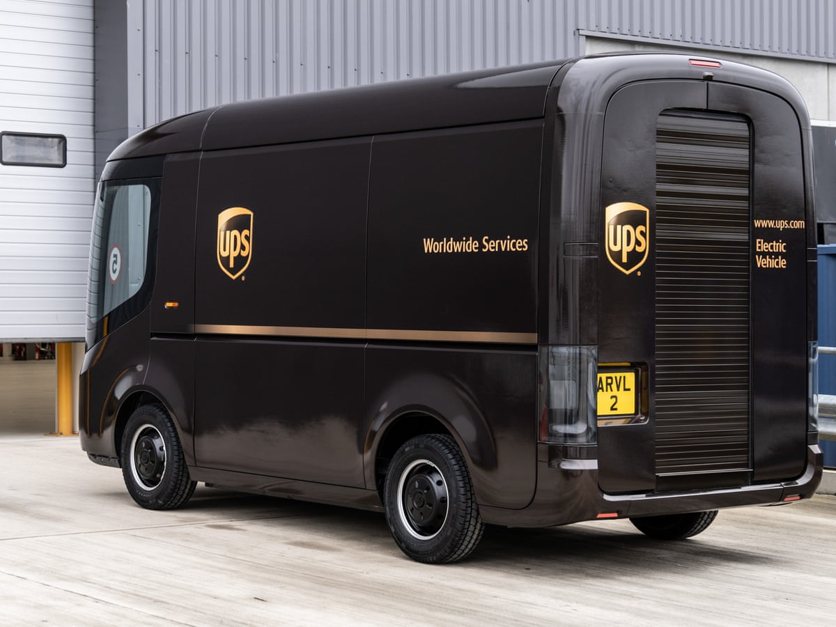 Uk Electric Van Maker Arrival Secures 340m Order From Ups Automotive Industry The Guardian