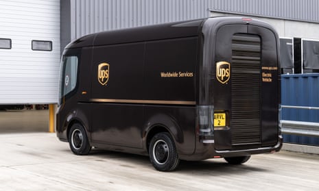 An Arrival van with UPS livery