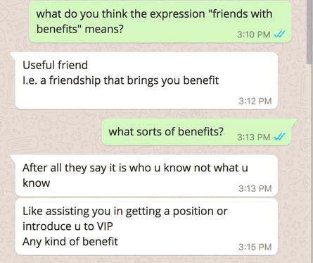 A useful friend