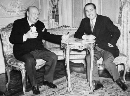Adnan Menderes and Winston Churchill