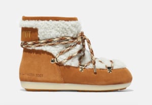 Shearling boots, £280, moonboot.com