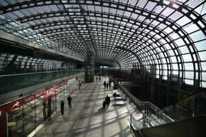 The Porta Susa railway station in Turin