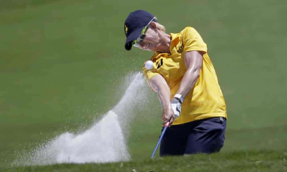 File photo of Australian golfer Kerrie Webb at the LPGA North Texas Shootout golf tournament in 2015