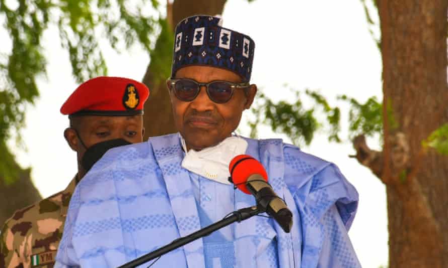 The Nigerian government blocked Twitter after the company deleted a tweet by President Muhammadu Buhari (pictured).