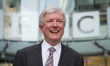 Lord Hall, the BBC director general, outside Broadcasting House in central London