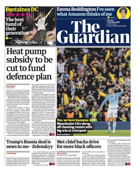 12 October front page
