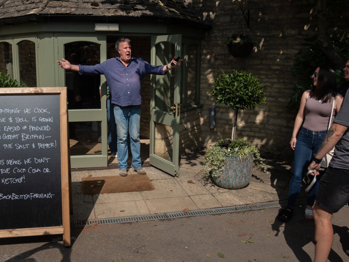 He's hilarious': Jeremy Clarkson fans flock to opening of Oxfordshire pub | Oxfordshire | The Guardian