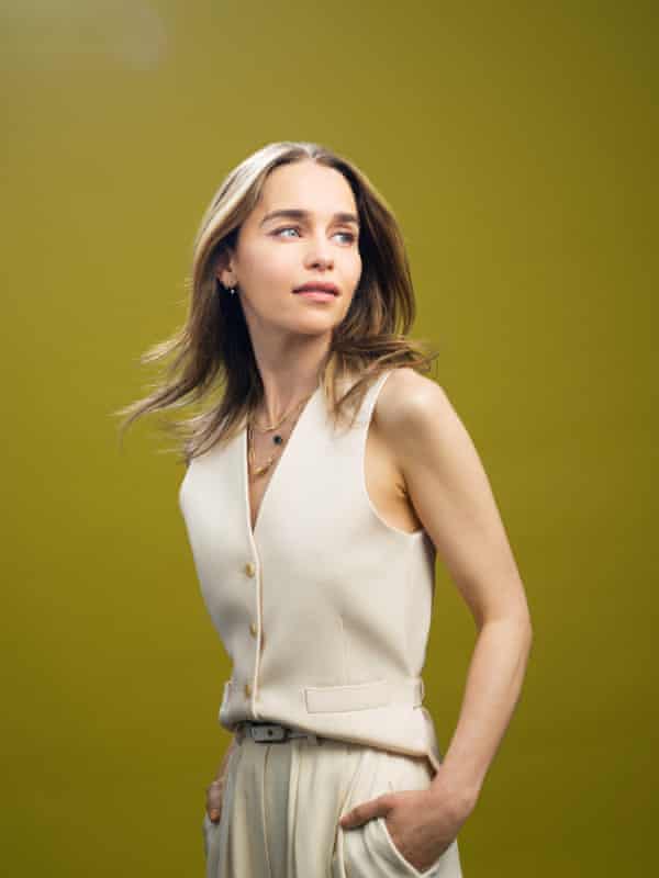 Emilia Clarke photographed in London for the Observer New Review by Pål Hansen. June 2022