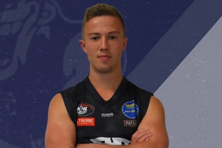 Nathan Fitzgerald, who died in a Melbourne hospital on Monday after a horror Australian rules football accident