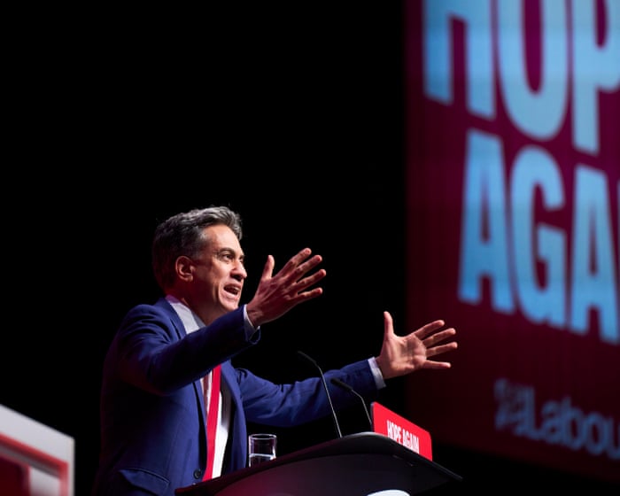 Miliband says Britain must play its part in ‘rebuilding’ world order – UK politics live