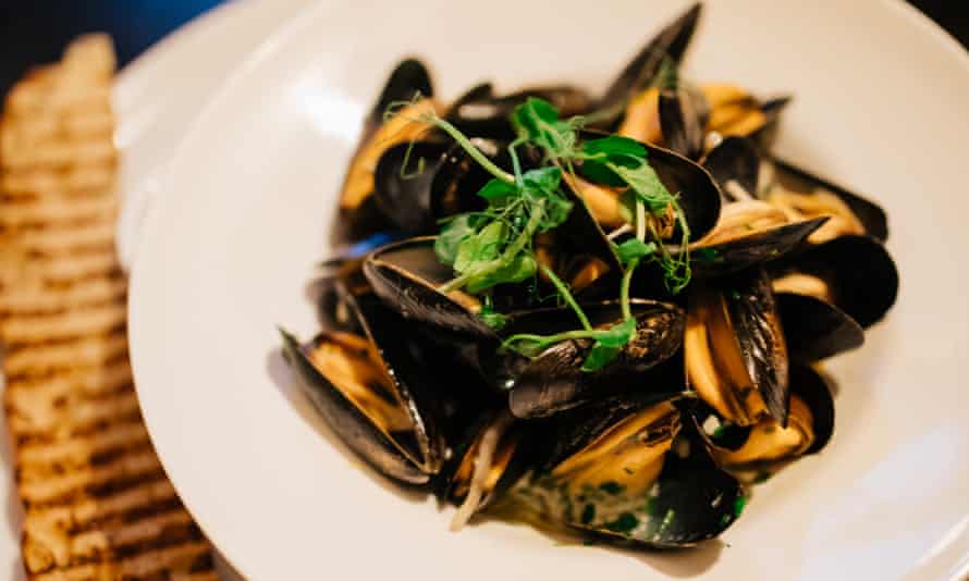 Moules locales au Ram Inn