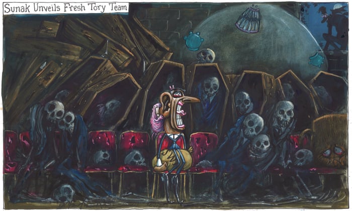 Martin Rowson on Rishi Sunak's new team – cartoon | Opinion | The Guardian