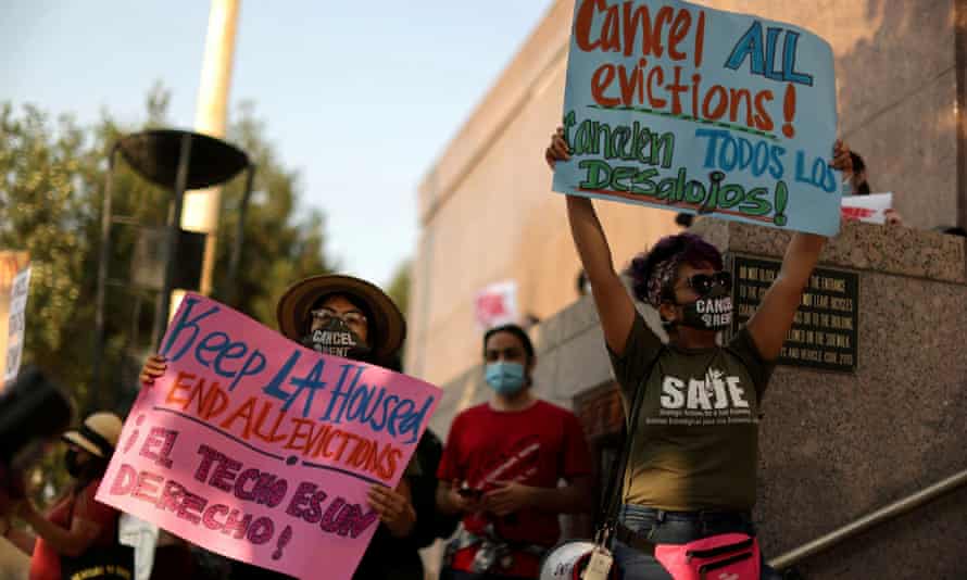 A protest in Los Angeles in August.