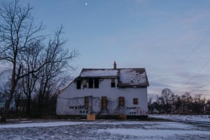 An abandoned house on Detroit’s east side.