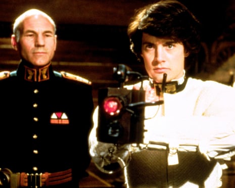 With Kyle Maclachlan, right, in David Lynch's Dune in 1984