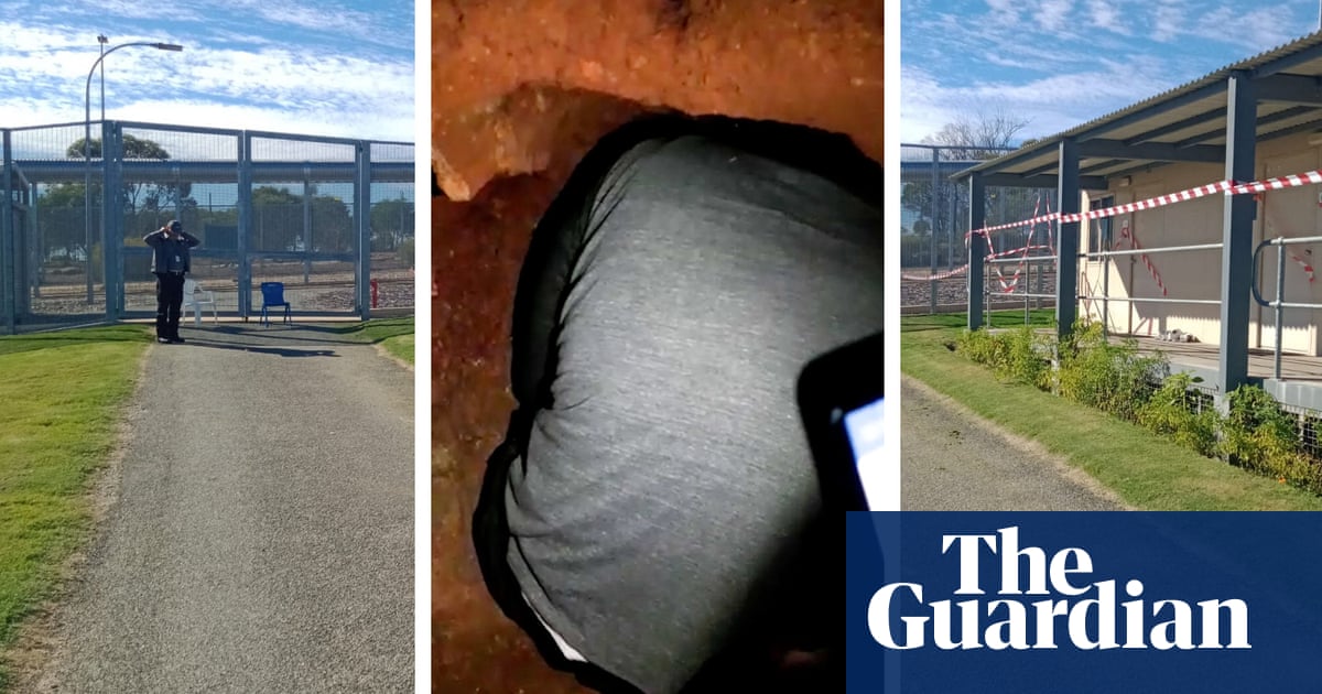 Escape tunnel found under Western Australia immigration detention centre