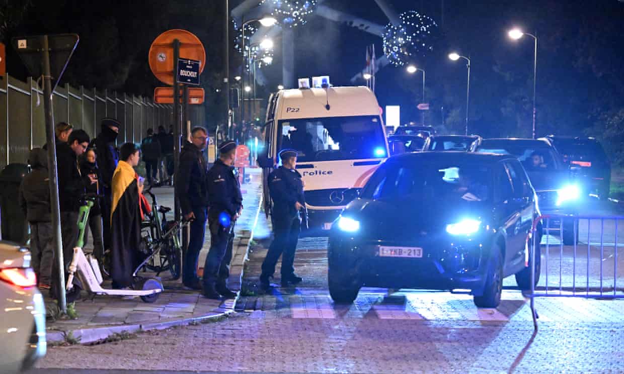Brussels attack: suspect shot dead by police after killing of Swedish football fans (theguardian.com)