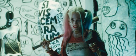 Margot Robbie as Harley Quinn in the forthcoming Suicide Squad.