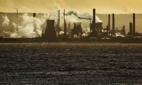 Oil refinery at Grangemouth. 