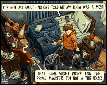 Ben Jennings on Keir Starmer under pressure – cartoon