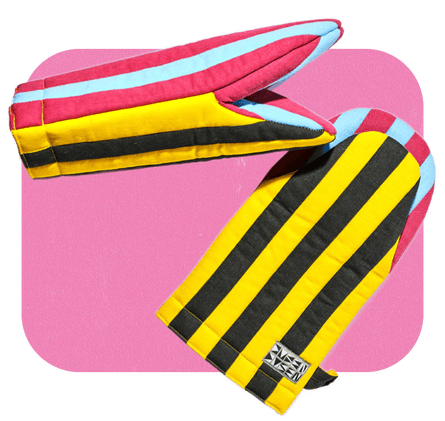 Dusen Dusen Stripe Oven Mitt Not Another Bill