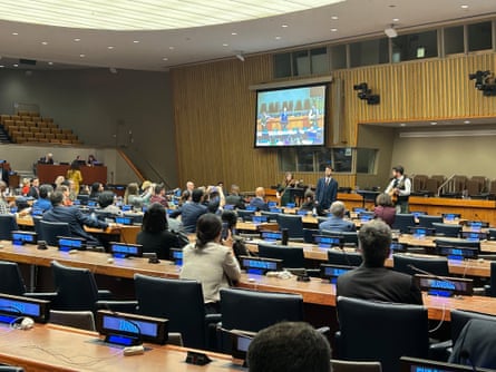 The performance of Lifeline at the UN in 2024.