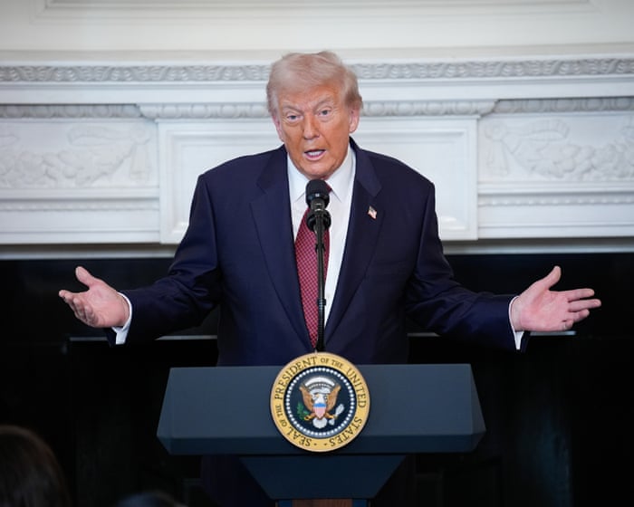 ‘Not sure it was good for anybody’: Trump reacts to Democrats’ sweep of key races on election night – live