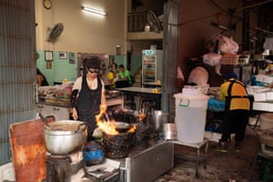 Jai Fai in her kitchen
