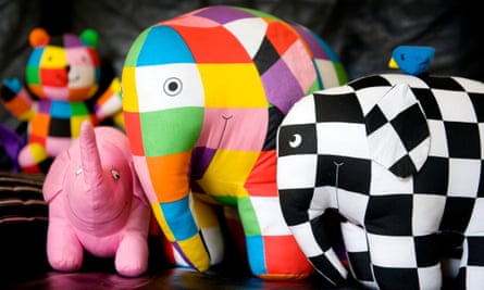 Elmer the Patchwork Elephant inspired clothing, homeware and soft toys.