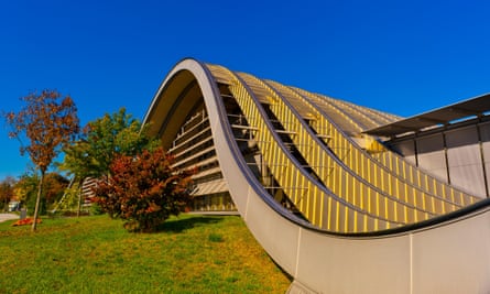 The Zentrum Paul Klee gallery, designed by Italian architect Renzo Piano, Bern, Canton Bern, Switzerland