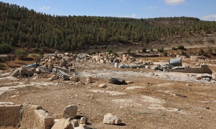 The ruins of Widada village