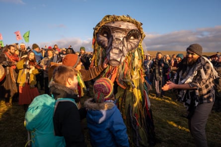 The figure of Old Crockern, an ancient Dartmoor spirit.