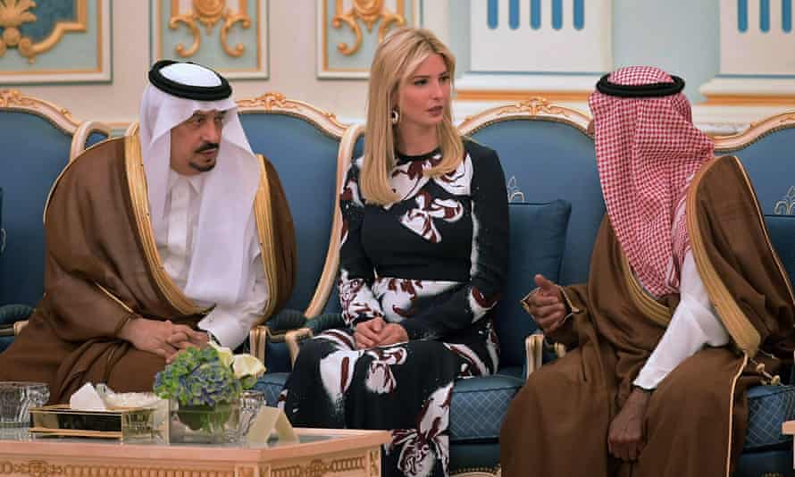 Ivanka during the Trump family’s bizarre state visit to Saudi Arabia.