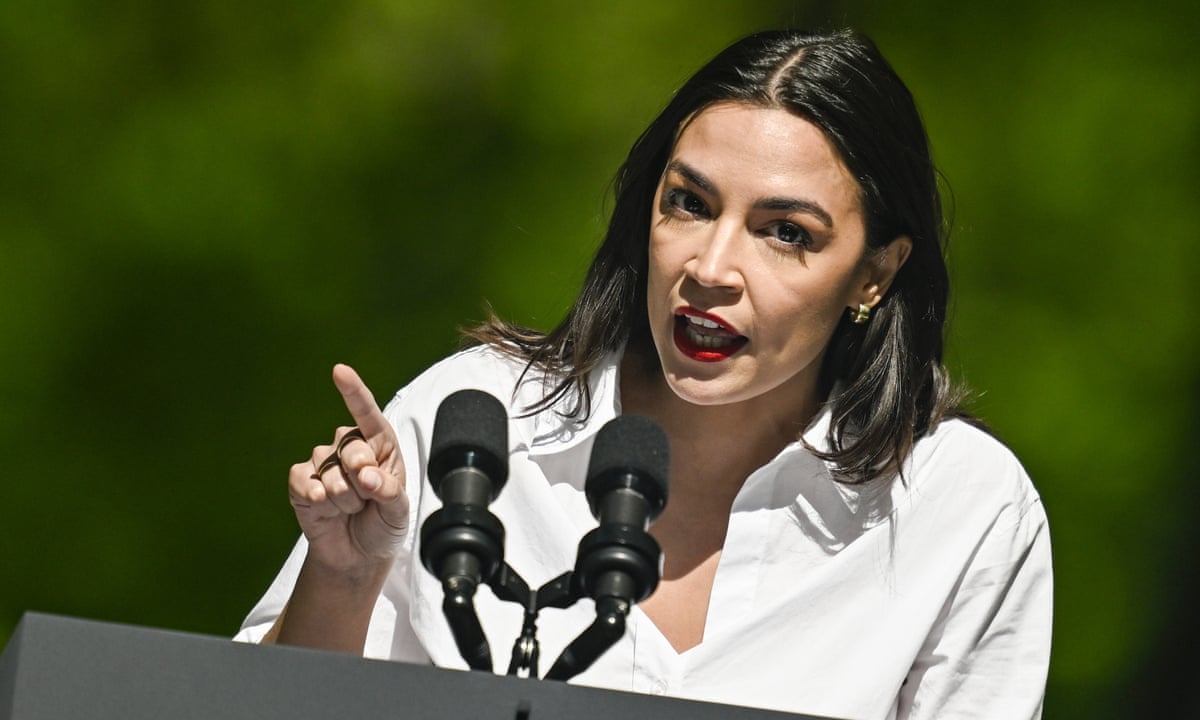 AOC to anonymous Democrat who said party resigned to Trump win: 'Retire' | US elections 2024 | The Guardian