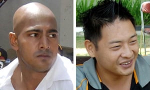 Australians Myuran Sukumaran, left, and Andrew Chan, two of the Bali Nine drug smuggling ring, were executed by firing squad in Indonesia a year ago.