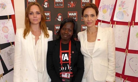 StellaMcCartney, Polline Akello, and Angelina Jolie Draw me to Safety summit, 10 June 2014