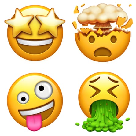 Some of the new emoji from Apple.