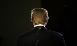 FILES-US-VOTE-TRUMP<br>(FILES) In this file photo taken on November 11, 2015, Republican presidential candidate Donald Trump attends an interview following the Republican Presidential Debate in Milwaukee, Wisconsin. - Incumbent US President Donald Trump has been denied a second term after challenger, former US Vice President Joe Biden won the election, TV networks projected on November 7, 2020, a victory sealed after the Democrat claimed several key battleground states won by the Republican incumbent in 2016. CNN, NBC News and CBS News called the race in his favor, after projecting he had won the decisive state of Pennsylvania. His running mate, US Senator Kamala Harris, has become the first woman US Vice President elected to the office. (Photo by Joshua LOTT and Saul LOEB / AFP) (Photo by JOSHUA LOTT,SAUL LOEB/AFP via Getty Images)