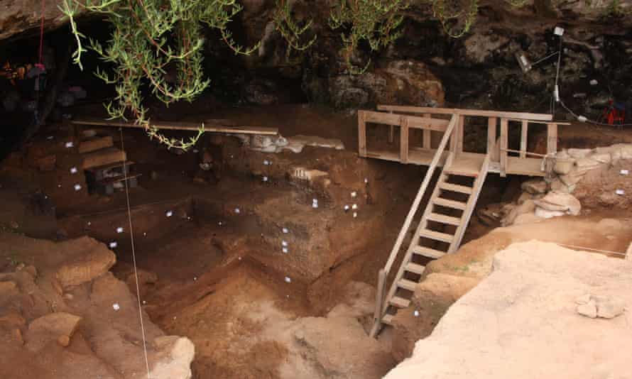 The Contrebandiers Cave on the Atlantic coast of Morocco, where the bone tools and bones were found.