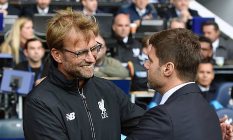 Jurgen Klopp, left, and Mauricio Pochettino are both Anglophile managers who are prized elsewhere.